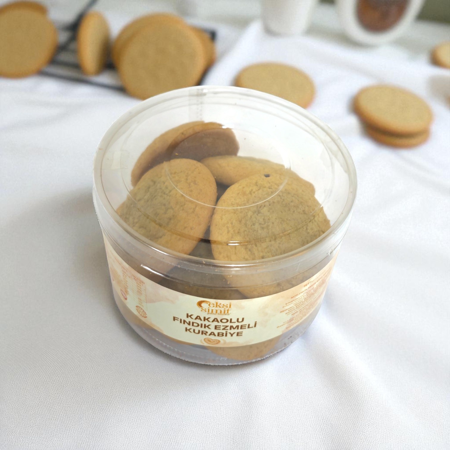 Kakaolu Fındık Ezmeli Kurabiye 400 gr