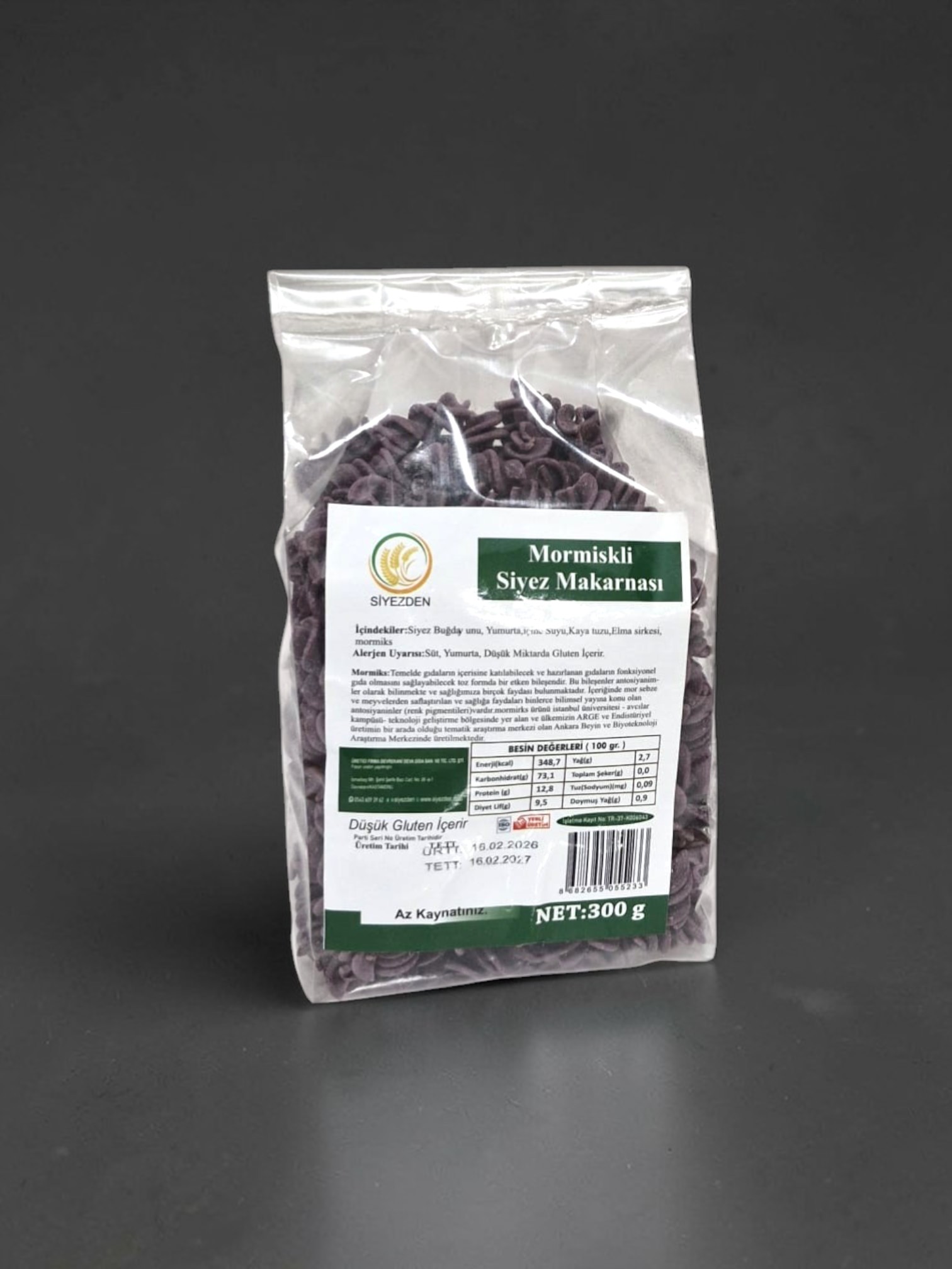 Mormiksli Siyez Makarnası 500 gr