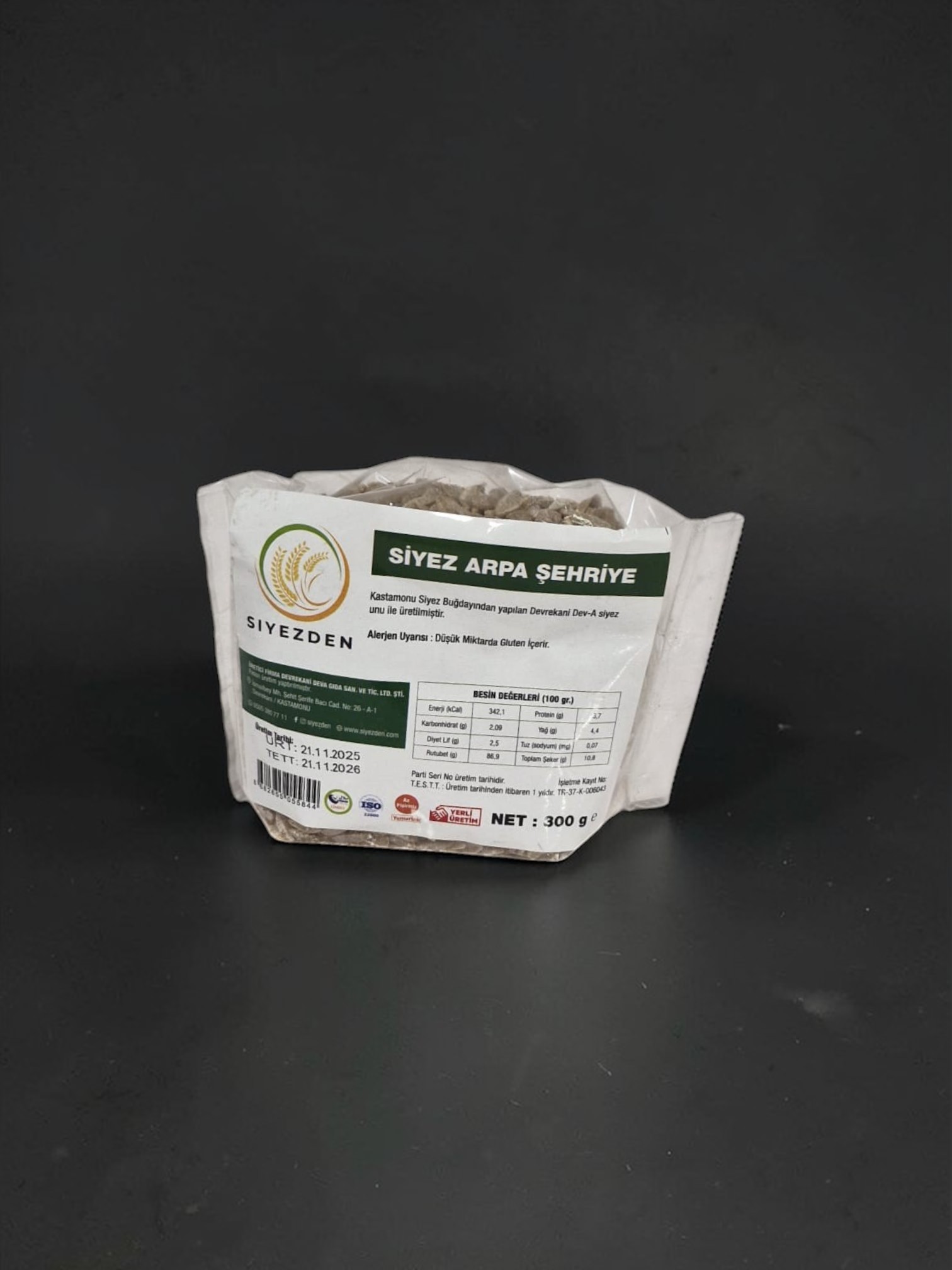 Siyez Arpa Şehriye 300 gr